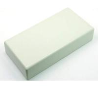 POPESQ® - 1 boîtier 141 x 72 x 32 mm avec Compartiment à Piles Blanc - Jaune Plastique / 1 pièce. x Enclosure 141 x 72 x 32 mm avec Batterie - Blanc - Yellow Plastic #A2084