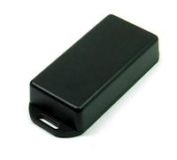 POPESQ® - 1 pcs. x Boitier 80x40x20mm avec Brides de Fixation Noir Plastique / 1 pcs. x Enclosure 80x40x20mm with Fixing lugs Black Plastic #A1703