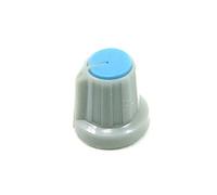 POPESQ® 1 pcs. x Bouton potentiometre 15mm x 17mm KPZ4 Gris - Bleu Plastique #A1437