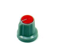 POPESQ® 1 pcs. x Bouton potentiometre 15mm x 17mm KPZ4 Gris - Rouge Plastique #A816