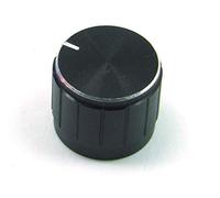 POPESQ® 1 pcs. x Bouton potentiometre 22mm x 17mm KAZ1 Noir Aluminium #A1262
