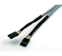 POPESQ® 1 pcs. x Cable Compatible avec Dupont Femelle - Femelle 2m Lang 4 Voies 0.25mm² Toron Super Flexible Moteur Capteur CNC 3D Imprimante pour Guidage à chaîne #A2579