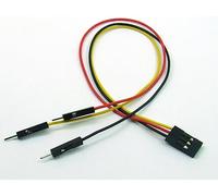 POPESQ® 1 pcs. x Cable Connecteur Femelle - Connecteur Male 2.54mm 3 Voies 20cm DUP254#A1343