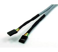 POPESQ® 1 pcs. x Cable Dupont Femelle - Femelle 30cm Longueur 4 Voies 0.25mm² Toron Super Flexible Moteur Capteur CNC 3D Imprimante pour Guidage à chaîne #A2573