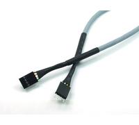 POPESQ® 1 pcs. x Cable Dupont Male - Femelle 2m Lang 4 Voies 0.25mm² Toron Super Flexible Moteur Capteur CNC 3D Imprimante pour Guidage à chaîne #A2572