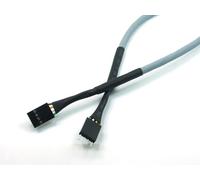 POPESQ® 1 pcs. x Cable Dupont Male - Femelle 50cm Longueur 4 Voies 0.25mm² Toron Super Flexible Moteur Capteur CNC 3D Imprimante pour Guidage à chaîne #A2567