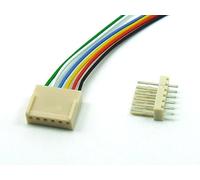 POPESQ® 1 pcs. x Connecteur Femelle PCB avec Connecteur Male Cable 2.54mm 6 Voies 20cm PL254#A1837