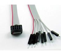 POPESQ® 1 pcs. x IDC Cable - Dupont Male 8 voies 30cm Cable plat 2.54mm Conecteur #A2563