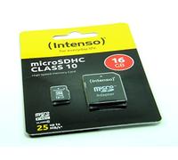 POPESQ® 1 pcs. x Micro SD Intenso SDHC 16Gb Classe10 avec SD Adaptateur #A4563