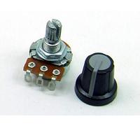 POPESQ® - 1 pcs. x Potentiometre avec Bouton 50K Lineaire Cable / 1 pcs. x Potentiometer with Cap 50K Linear Cable #A2080