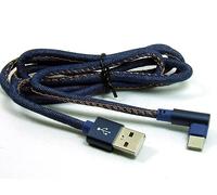 POPESQ® 1 pcs. x Premium USB 2.0 Cable Connecteur Angle A - C 1m Noir #A5910