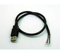 POPESQ® 1 pcs. x USB 2.0 Cable USB A Connecteur male Cable 24AWG 0.5m Blinde #A2862