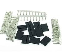 POPESQ® 10 pcs. x Connecteur Femelle avec Contacts a sertir 2.54mm 8 Voies DUP254 / 10 pcs. x Socket with Crimpcontacts 2.54mm 8 Way DUP254#A2238