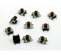 POPESQ® 10 pcs. x Interrupteur instantane (6mm x 6mm) 5.2mm SMD Tete Ronde #A2588