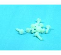POPESQ® 10 pcs. x Vis M3 x 10mm Polyamide Blanche #A4567
