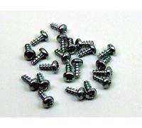 POPESQ® 20 pcs. x Vis pour Plastique 2.5mm x 6mm Cylindrique Pozidriv Acier Zinco #A333