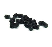 POPESQ® 20 pcs. x Vis sans Tete M5 x 4mm Hexagone Interne Acier Zinco Noir #A3129