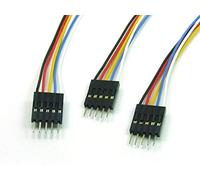 POPESQ® 3 pcs. x Connecteur Male Cable 2.54mm 5 Voies 20cm DUP254 / 3 pcs. x Plug Wired 2.54mm 5 Way 20cm DUP254#A2161