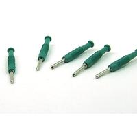 POPESQ® 5 pcs. x Banana Connecteur Male 2mm 60VDC 6A Vert #A3835