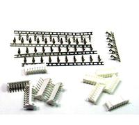 POPESQ® 5 pcs. x Connecteur Femelle avec Connecteur Male avec Contacts a sertir 2mm 8 Voies Coude KB20 / 5 pcs. x Socket with Plug with Crimpcontacts 2mm 8 Way Right Angle KB20#A2149