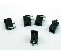 POPESQ® 5 pcs. x DC 2.1mm Connecteur Femelle 1 Voies PCB Noir Plastique / 5 pcs. x DC 2.1mm Socket 1 Way PCB Black Plastic #A2271