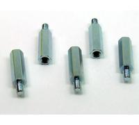 POPESQ® 5 pcs. x Espaceur M3 18mm IG-AG Acier Zinco / 5 pcs. x Standoff M3 18mm IG-AG Steel Zinc #A2345