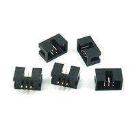 POPESQ® 5 pcs. x IDC 2.54mm Connecteur Femelle PCB 6 Voies Cable Plat Droit #A1940