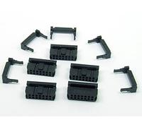 POPESQ® 5 pcs. x IDC 2.54mm Connecteur Male Cable Plat 14 Voies #A1356