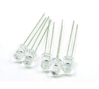 POPESQ® 5 pcs. x LED 12V 5mm 1560mcd Jaune Transparent #A2626
