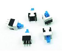 POPESQ® 5 pcs. x Micro Bouton Poussoir 8mm x 8mm 2 Contact PCB 0.5A / 45V on-(on) #A694