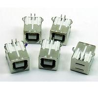 POPESQ® - 5 pcs. x USB Connecteur Femelle PCB USB B / 5 pcs. x USB Socket PCB USB B #A2113