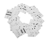 POPETPOP 1 boîte Cartes Poker Rythme Portables pour Débutants Jeu Didactique Compact Papier Résistant pour Apprentissage et Pratique Lecture Musicale