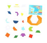 POPETPOP 1 boîte Puzzle Éducatif Coloré pour Garçon Fille Pédagogique Forme Géométrique avec Défis Logiques Stimulation Réflexion Spatiale et Reconnaissance des Couleurs Adapté Aux Garçons