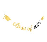 POPETPOP 1 Ensemble Bannière de Décoration de Remise de Arrière Plan à Suspendre pour Fête de Graduation Accessoires Photo Élégants pour