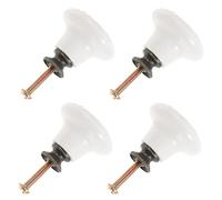 POPETPOP 1 ensemble Boutons de Tiroir Céramique Colorée de Poignées Rondes Relief pour Meubles Accessoires de Porte de Cabinet Tirage Facile pour Armoires