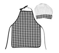 POPETPOP 1 ensemble de tenue de chef pour tout-petit : costume de chef pour enfants de 0 à 2 mois avec tablier et chapeau - Vêtements de photographie pour nouveau-nés, pour bébés garçons et