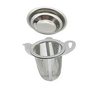 POPETPOP 1 ensemble Filtre à Thé Acier Inoxydable avec Support Infuseur à Thé Réutilisable Tamis Fin pour Maison et Bureau