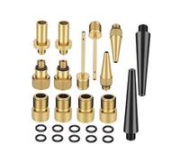 POPETPOP 1 Ensemble Kit Adaptateurs de Valve Universels pour Pompes de Vélo Ensemble Aiguilles et Convertisseurs pour Gonfleur de Ballons Équipements et Pneus Accessoires Durable