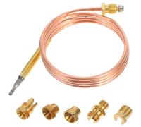 POPETPOP 1 Ensemble Kit de Remplacement de Thermocouple avec Capteur de Température pour Appareils à Gaz Cheminées et Chauffe Eau Durable et