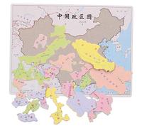 POPETPOP 1 Ensemble Puzzle Éducatif Chine Cognitif Interactif Mappemonde pour Garçon Fille Puzzle Carte Administrative Chinoise pour Apprentissage Développement des Compétences Sociales