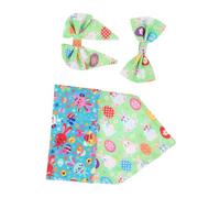 POPETPOP 1 Jeu Serviette Triangle pour Animaux de Compagnie mouchoirs Bandana Chiot Arc Deguisement Animal décoration de pâques kit écharpe pour Animaux de Compagnie Noeud Chiot