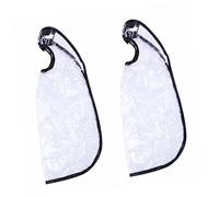 POPETPOP 1 Jeu Tablier De Lavage De Cheveux Réglable pour Protection Lors Shampoing Traitements Capillaires Outil De Beauté Pratique pour Salon Et Usage Domestique Blanc 2 Pièces