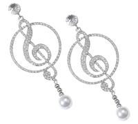 POPETPOP 1 paire Boucles Oreilles Musicales avec pour Femmes Élégantes et pour Fêtes et Concerts Parfait pour Musique