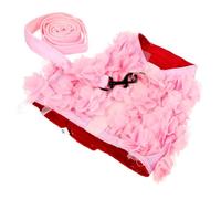 POPETPOP 1 Pc Corde de Traction pour Chien Collier de Chat Harnais pour Chat Porte-Collier pour Chien diffuseurs Sangle de arrière Corde de Traction pour Animaux de Compagnie Rose