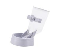 POPETPOP 1 Pc mangeoire Suspendue Chiens Distributeur de Bol d'eau pour Chien Chat Fournir gamelle Suspendue pour Animaux de Compagnie Bol pour Animaux de Compagnie Plastique Grey