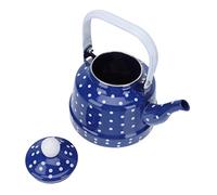 POPETPOP 1 pièce Bouilloire Émail à Points Bouilloire à Eau de Acier avec Poignée pour Thé et Café à