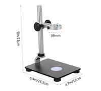 POPETPOP 1 pièce Support de Microscope Ajustable avec Source Lumineuse Élévation et Stabilité pour Microscope et Caméra Industrielle