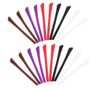 POPETPOP 10 paires Embouts de Lunettes Silicone Antidérapants Manchons Souples pour Branches Fines Protection Confortable et Ajustable des Branches de Monture Accessoires pour Lunettes
