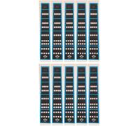 POPETPOP 10 pièces Autocollants Apprentissage Violon Bleu pour Touche Guide Doigt et Notes Résistants et Durables Débutants Adulte