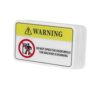 POPETPOP 10 Pièces avertissement stickers mise en garde Autocartre d'alerte étiquette de sécurité signe de machines et d'équipements autocollants de danger panneau d'avertissement PVC